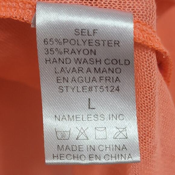 Neon Rave Scene Queen Cold Shoulder Sheer Knit Top - Picture 9 of 11